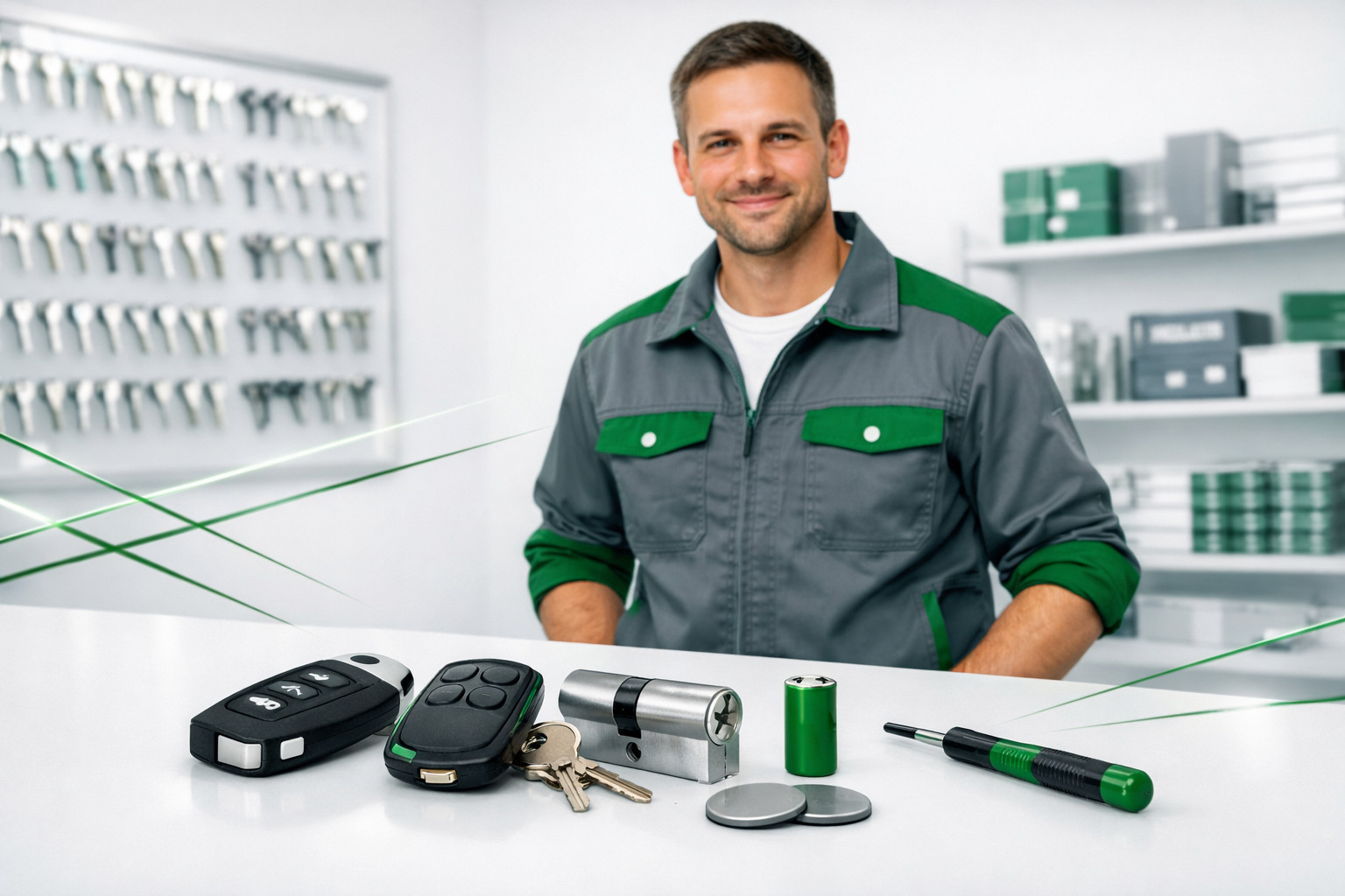 Batterien für Schlüsseldienst